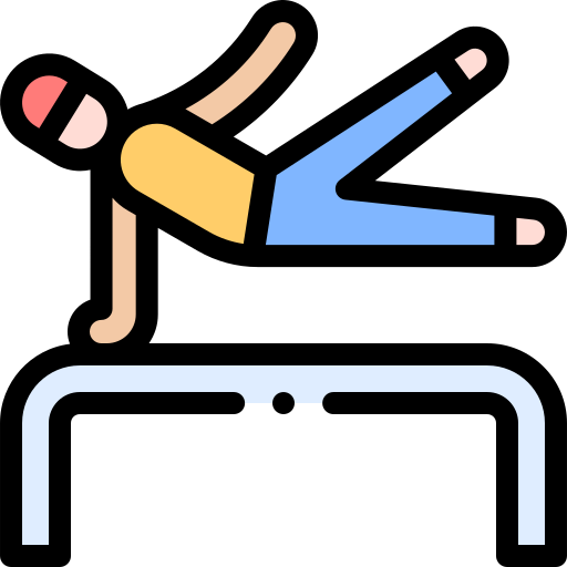 flexible hips on parallel bars