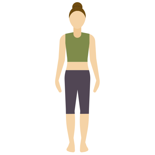 woman in relaxed yoga posture
