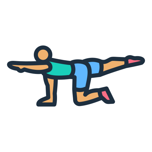 person doing core exercises