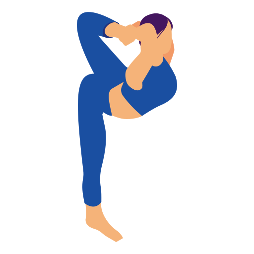woman doing leg stretches